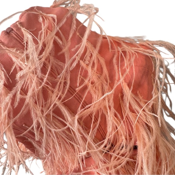 cult‎ gaia Sosha Feather 2 Pink Off the Shoulder Crop Top Azalea Pink - Picture 12 of 12